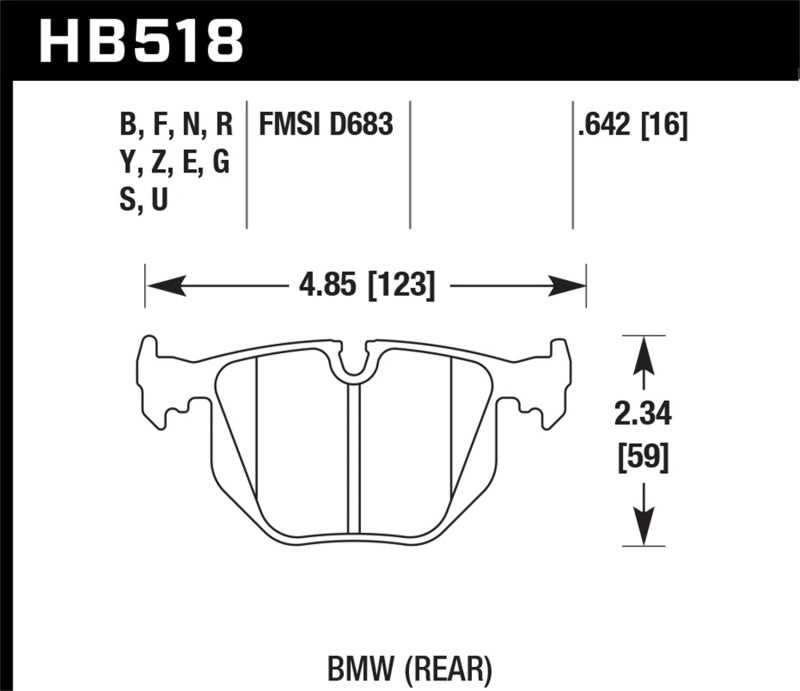 Hawk HP+ Street Brake Pads