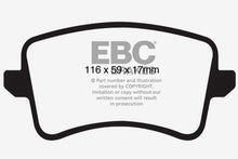 Load image into Gallery viewer, EBC 09-11 Audi A4 2.0 Turbo Yellowstuff Rear Brake Pads