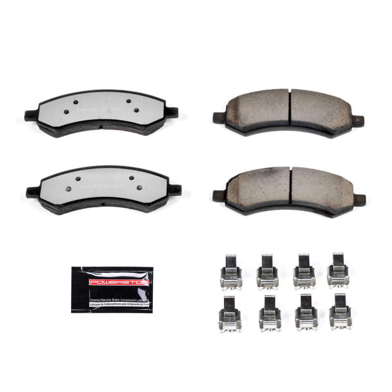 Power Stop 07-09 Chrysler Aspen Front Z36 Truck & Tow Brake Pads w/Hardware