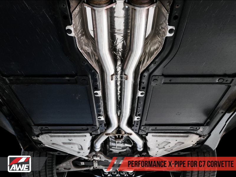 AWE Tuning 14-19 Chevy Corvette C7 Z06/ZR1 (w/AFM) Track Edition Axle-Back Exhaust w/Chrome Tips