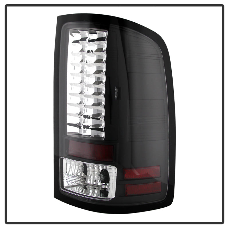 Spyder GMC Sierra 07-13 (Not fit 3500 Dually 4 Rear Wheels)LED Tail Lights Black ALT-YD-GS07-LED-BK