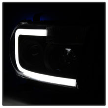 Load image into Gallery viewer, Xtune Toyota Tundra 07-13 LED Light Bar Projector Headlights Black PRO-JH-TTU07-LED-BK