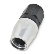 Load image into Gallery viewer, Russell Performance -10 AN Black/Silver Straight Full Flow Hose End
