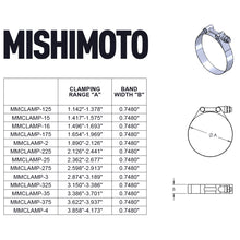 Load image into Gallery viewer, Mishimoto Stainless Steel T-Bolt Clamp 3.62in.-3.93in. (92mm-100mm)