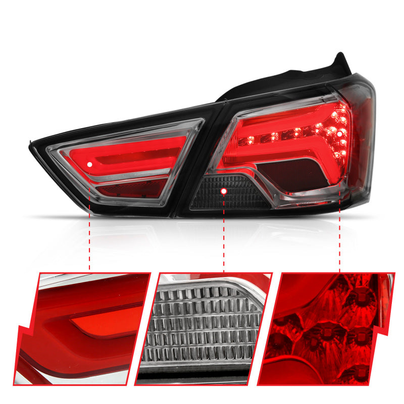 ANZO 14-18 Chevrolet Impala LED Taillights Smoke