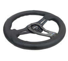 Load image into Gallery viewer, NRG Reinforced Steering Wheel (320mm) w/Carbon Center Spoke