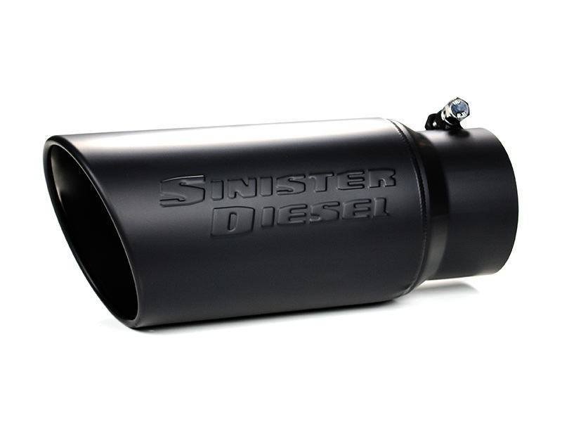 Sinister Diesel Black Ceramic Coated Stainless Steel Exhaust Tip (4in to 6in)