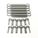 Ticon Industries Black Silicone Titanium Spring Tab and Spring Kit (10 Tabs/5 Springs) - 5 Pack