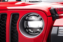 Load image into Gallery viewer, Rugged Ridge 18-20 Jeep Wrangler JL / 2020 Jeep Gladiator JT Black Elite Headlight Guards Black