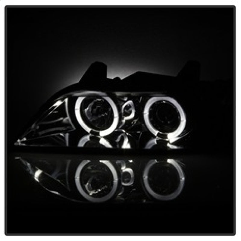 Spyder BMW Z3 96-02 Projector Headlights LED Halo Smoke High H1 Low H1 PRO-YD-BMWZ396-HL-SM