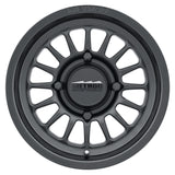 Method MR411 Bead Grip 14x7 / 4+3/13mm Offset / 4x156 / 132mm CB Matte Black Wheel