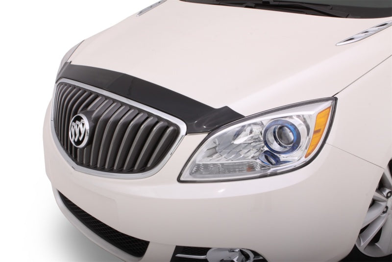 AVS 12-17 Buick Verano Aeroskin Low Profile Acrylic Hood Shield - Smoke