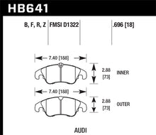 Load image into Gallery viewer, Hawk 2009-2014 Audi A4 HPS 5.0 Front Brake Pads