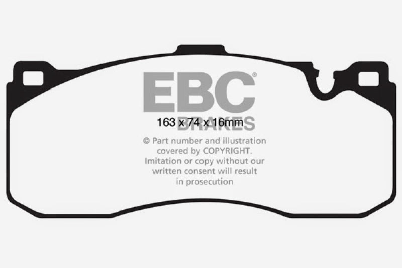 EBC 08-10 BMW 135 3.0 Twin Turbo Yellowstuff Front Brake Pads