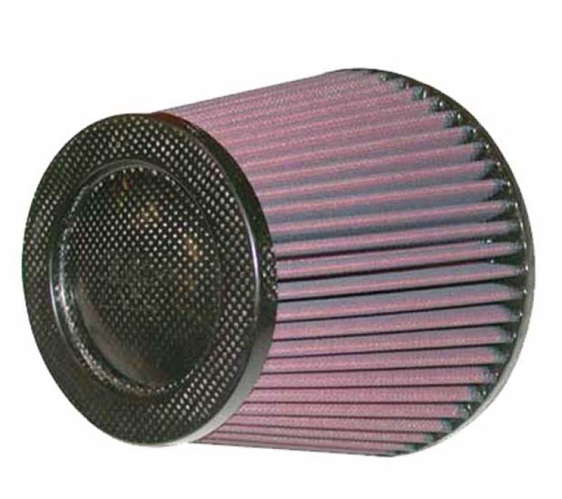 K&N Cone Filter 5in ID 6.5in base 4.5in top 5.625in height carbon fiber look