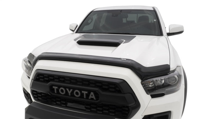 AVS 16-18 Toyota Tacoma Bugflector Medium Profile Hood Shield - Smoke