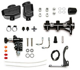 Wilwood Remote Tandem M/C Kit w/Brkt and Valve - 1.12in Bore Black