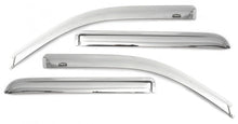 Load image into Gallery viewer, AVS 06-12 Ford Fusion Ventvisor Outside Mount Front &amp; Rear Window Deflectors 4pc - Chrome