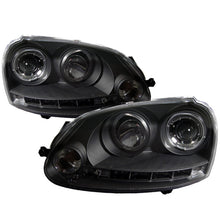 Load image into Gallery viewer, Spyder Volkswagen GTI 06-09/Jetta 06-09 Halogen Model Only - LED Halo DRL Black PRO-YD-VG06-HL-BK