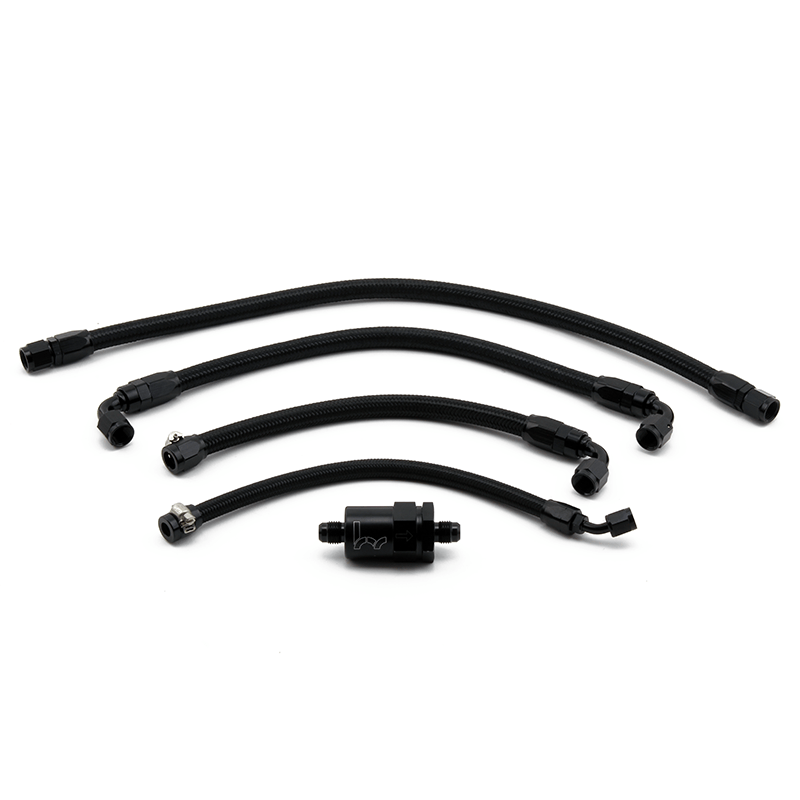 Hybrid Racing K-Series Swap Tucked Fuel Line Kit (92-00 Civic & 94-01 Integra) HYB-FLK-01-06