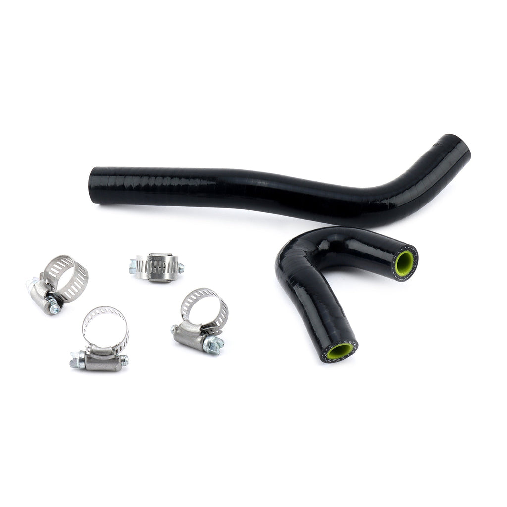 Hybrid Racing Silicone Oil Cooler Hoses (06-11 Honda Civic Si) Black HYB-OCH-01-15