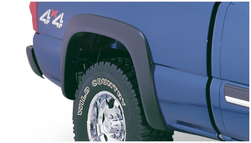 Bushwacker 07-07 Chevy Silverado 1500 Classic Fleetside Extend-A-Fender Style Flares 4pc - Black