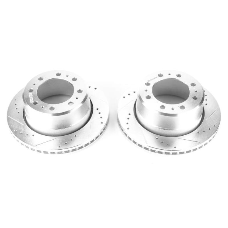 Power Stop 13-22 Ram 3500 Rear Drilled & Slotted Rotor - Pair