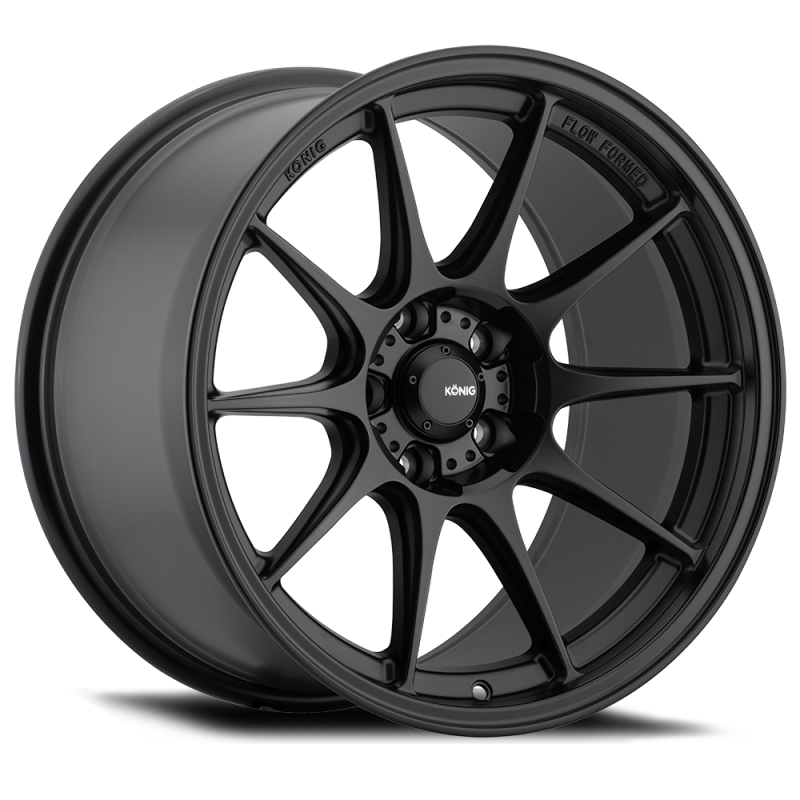 Konig Dekagram 18x9.5A 5x114.3 ET35 Semi-Matte Black