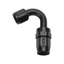 Load image into Gallery viewer, Russell Performance -8 AN Black 120 Degree Full Flow Swivel Hose End