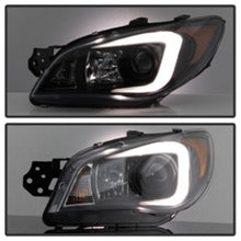 Load image into Gallery viewer, Spyder Subaru WRX 2006-2007 Projector Headlights - Halogen Only - Black PRO-YD-SWRX06-LBDRL-BK