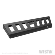 Load image into Gallery viewer, Westin 18-19 Jeep Wrangler JL Front Bumper Skid Plate - Textured Black