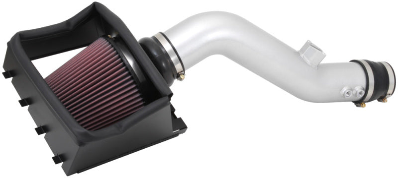 K&N 12-13 Ford F150 3.7L V6 Black High-Flow Performance Intake