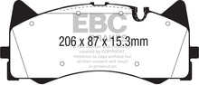 Load image into Gallery viewer, EBC 2015+ Mercedes-Benz C63 AMG (W205) 4.0L Twin Turbo Redstuff Front Brake Pads