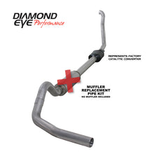 Load image into Gallery viewer, Diamond Eye KIT 4in MFLR RPLCMENT PIPE TB SGL ALUM 94-97 5 7 3L F250/F350 PWRSTROKE NFS W CARB STDS