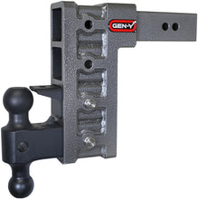 Load image into Gallery viewer, Gen-Y Mega Duty 2.5in Shank 9in Drop 3K TW 21K Hitch w/GH-061 Dual-Ball/GH-062 Pintle Lock