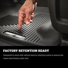 Load image into Gallery viewer, Husky Liners 14-15 Chevy Silverado Double Cab X-Act Contour Black 2nd Row Floor Liners