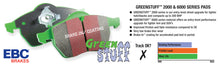 Load image into Gallery viewer, EBC 04-05 Mazda Miata MX5 1.8 (Sports Suspension) Greenstuff Rear Brake Pads