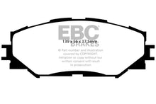 Load image into Gallery viewer, EBC 06-08 Toyota RAV 4 2.4 Greenstuff Front Brake Pads