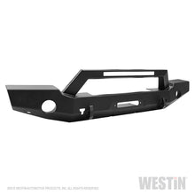 Load image into Gallery viewer, Westin 18-20 Jeep Wrangler WJ2 Full Width Front Bumper w/LED Light Bar Mount Textured Black