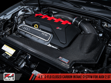 Load image into Gallery viewer, AWE Tuning Audi RS3 / TT RS S-FLO Closed Carbon Fiber Intake