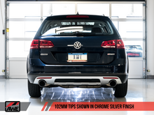 Load image into Gallery viewer, AWE Tuning VW MK7 Golf Alltrack/Sportwagen 4Motion Touring Edition Exhaust - Polished Silver Tips