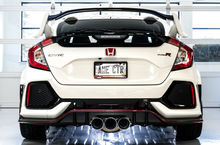 Load image into Gallery viewer, AWE Tuning 2017+ Honda Civic Type R Track Edition Exhaust w/Front Pipe &amp; Triple Chrome Silver Tips