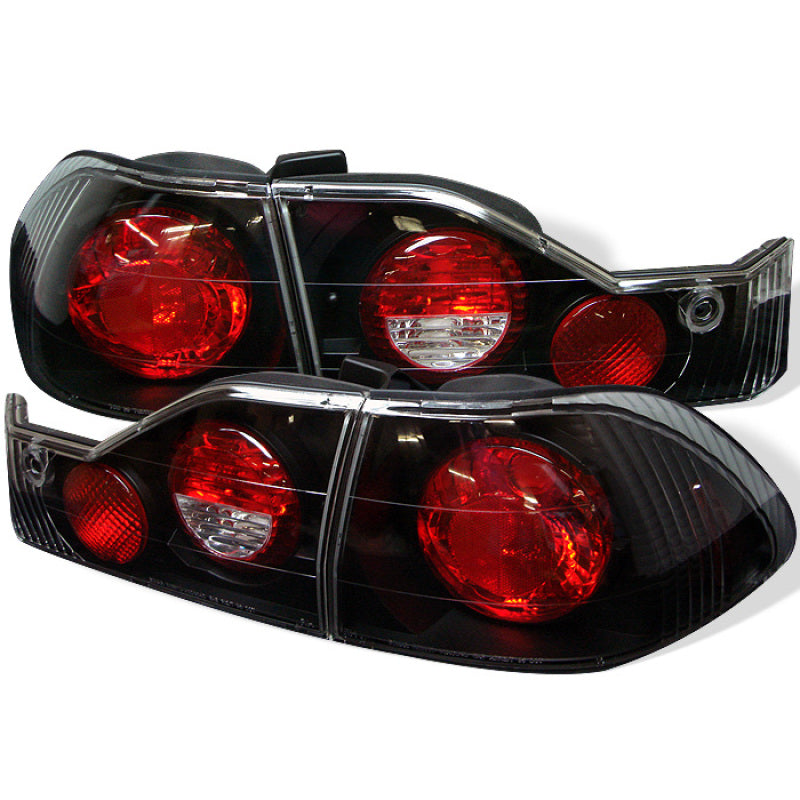 Spyder Honda Accord 98-00 4Dr Euro Style Tail Lights Black ALT-YD-HA98-BK