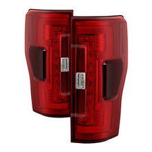 Load image into Gallery viewer, Spyder 17-18 Ford F-250 SD (w/Blind Spot Sens) LED Only Tail Lights - Red Clr (ALT-YD-FS17BS-LED-RC)