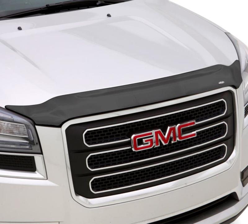 AVS 15-18 GMC Canyon Aeroskin Low Profile Acrylic Hood Shield - Smoke