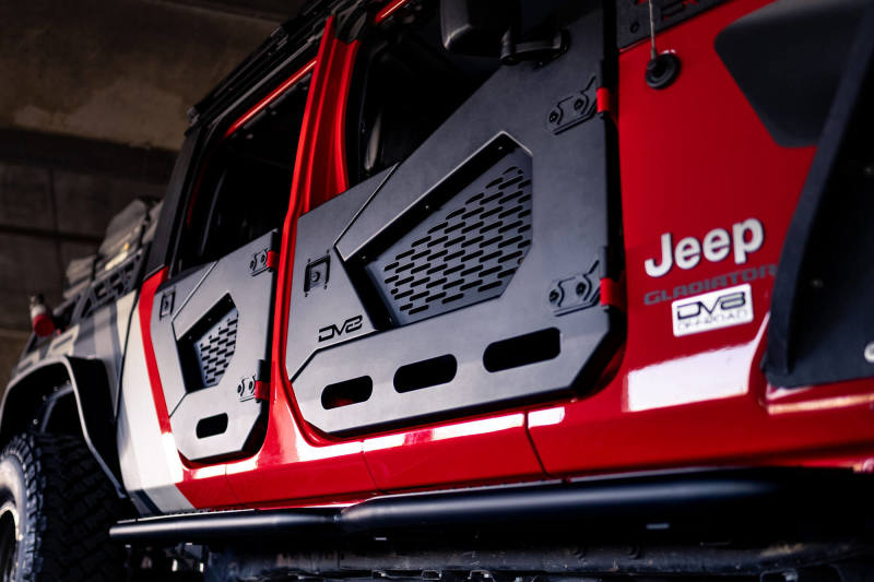 DV8 Offroad 18-22 Jeep Wrangler JL/JT Spec Series Half Doors - Front Set