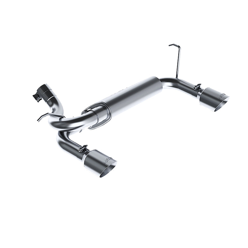 MBRP 07-14 Jeep Wrangler/Rubicon 3.6L/3.8L V6 Axle-Back Dual Rear Exit Aluminum Performance Exhuast