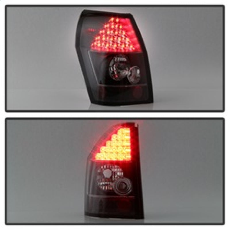 Spyder Dodge Magnum 05-08 LED Tail Lights Black ALT-YD-DMAG05-LED-BK