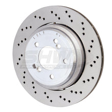 Load image into Gallery viewer, SHW 06-08 BMW Z4 3.2L Right Rear Cross-Drilled Lightweight Brake Rotor (34212282304)