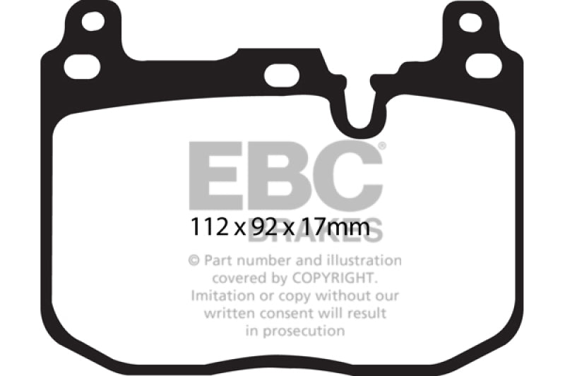 EBC 2017+ BMW M240 Coupe Bluestuff Front Brake Pads